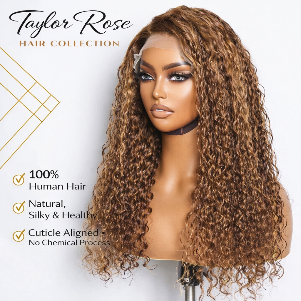 Water Wave Frontal Wigs 180% Density